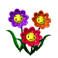 笑顔の花